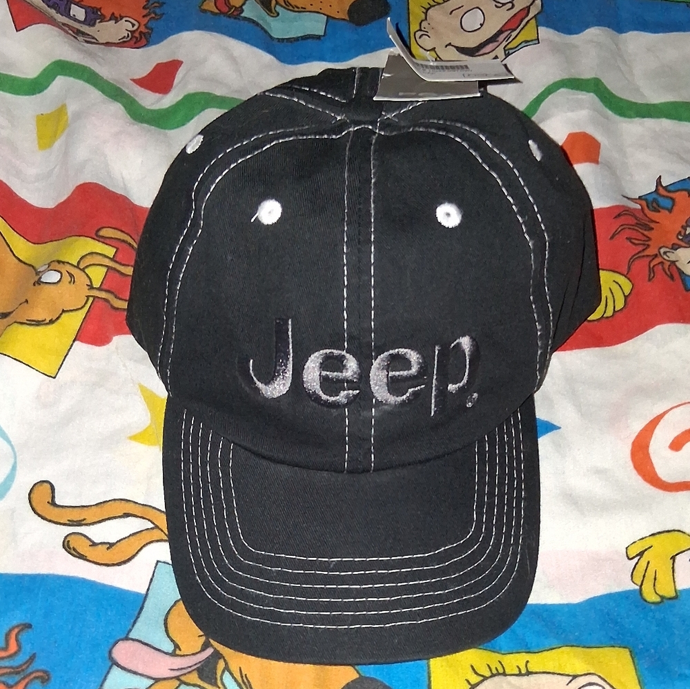 New Jeep Dad Cap Black Hat Vintage